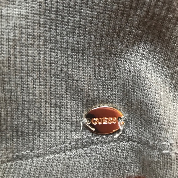 👚GUESS Lace Up Olive Green Soft Short Sleeve👚 - Picture 6 of 6